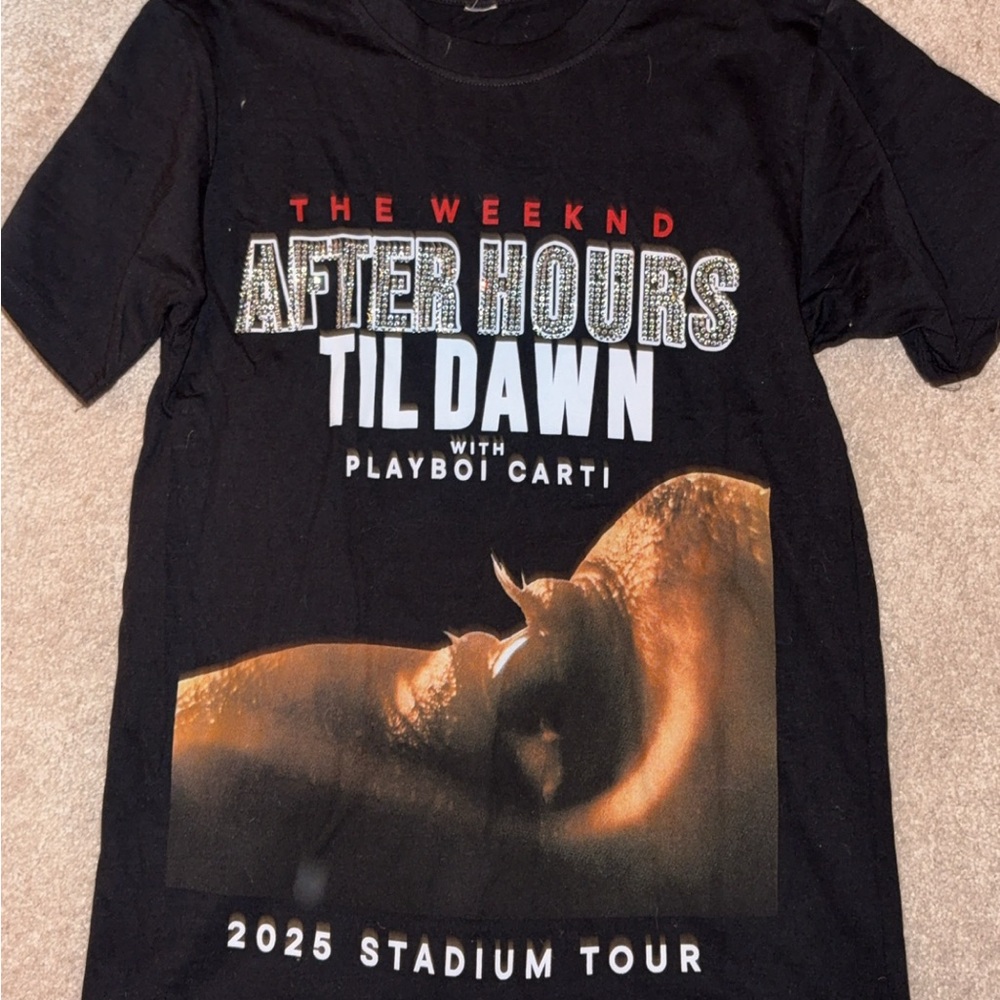 Off Brand The Weeknd After Hours Tour Concert T-Shirt